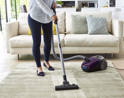 Dry vacuuming