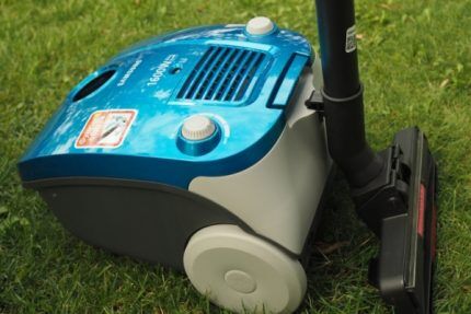 Aspirateur Samsung bleu