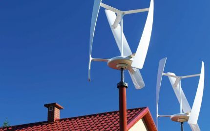 Éolienne pour une maison privée