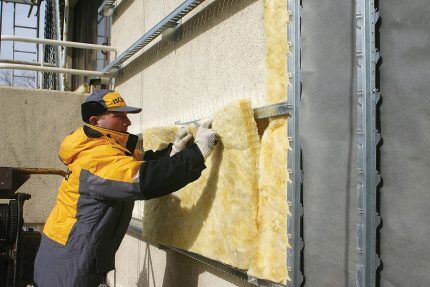 External option for home insulation