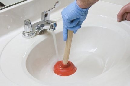 Plunger for sewerage