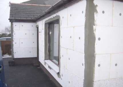 Polystyrene foam as insulation