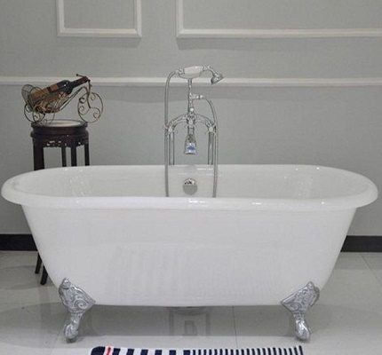 Cast iron bath