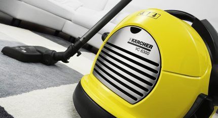 Modèle d'aspirateur Karcher