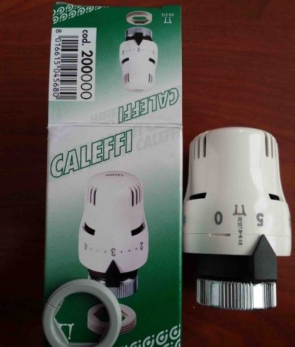 Caleffi brand thermal head