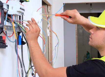 Câblage domestique professionnel