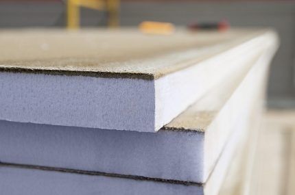 Extruded polystyrene foam boards