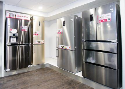 Range of LG refrigerators