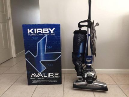 Vacuum cleaner Kirby Avalir2 with branded packaging