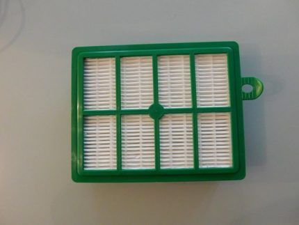 Appearance of a HEPA filter