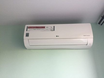 Modello con sistema split inverter