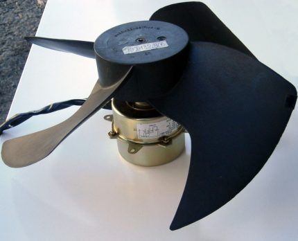 Fan with motor for split system