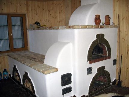 Traditional Russian stove