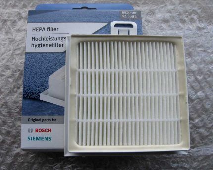 Filter para sa Bosch vacuum cleaner