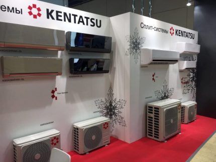 Kentatsu models at the exhibition stand