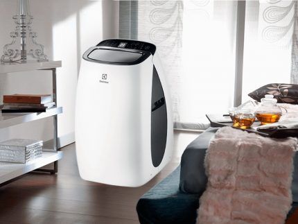Floor standing air conditioner from Electrolux