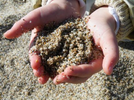 Washed quartz sand