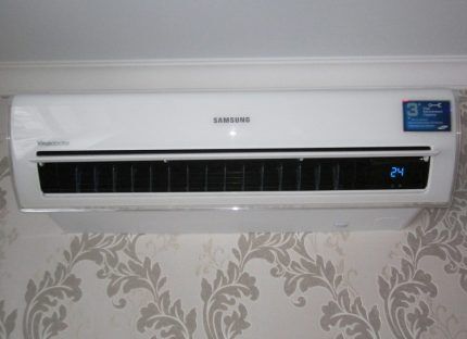 Vermogen van de airconditioner