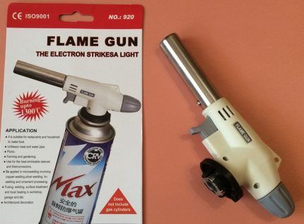 Pistolet à flammes bon marché