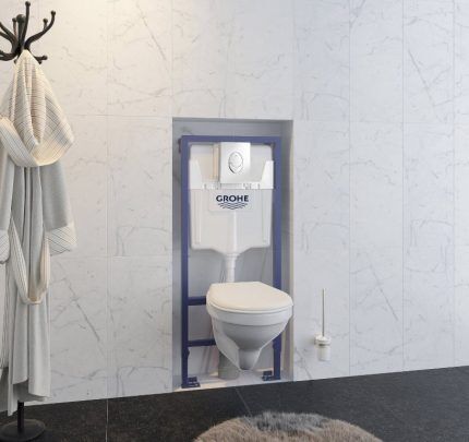 Equipment for a wall-hung toilet
