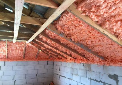 Sprayed thermal insulation Penoplex