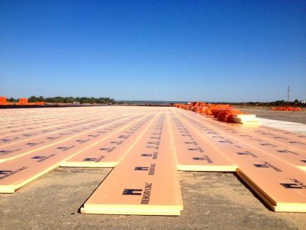 Runway thermal insulation