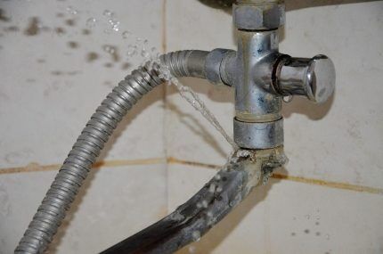 Faucet failure