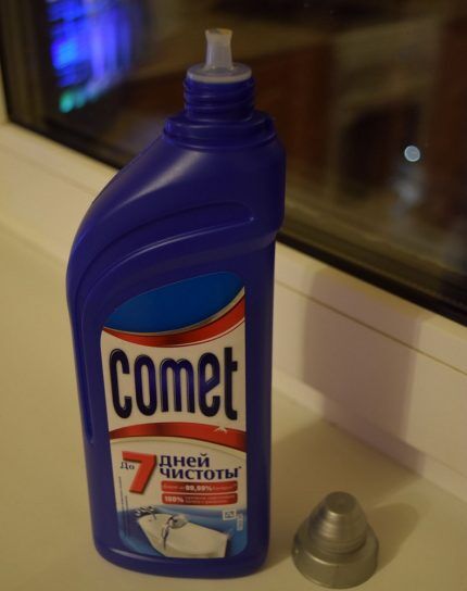 Comet-gel voor loodgieterswerk