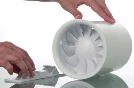 Plastic fan housing