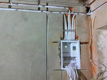 Concealed electrical panel