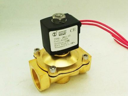 Volatility of the solenoid valve