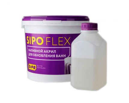 Self-leveling acrylic Sipoflex