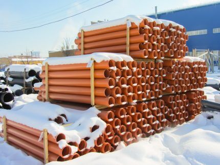 Pipes made of polymer materials