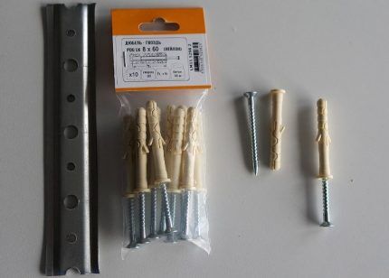 Dowel nails included in the hood kit
