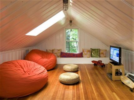 Room in an insulated attic