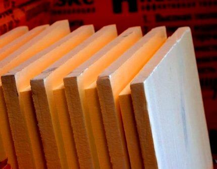 Extruded polystyrene foam boards