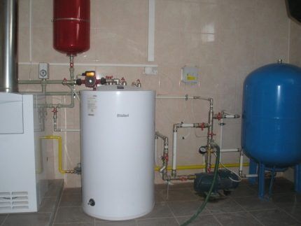 Connecting a gas boiler