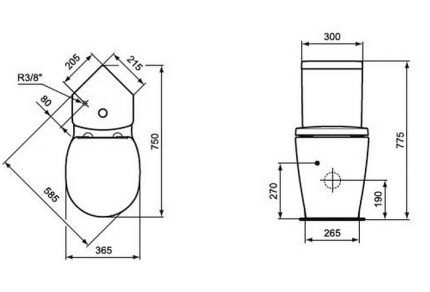 Kampinio tualeto schema