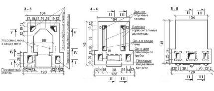 Schemi delle righe da 12 a 27