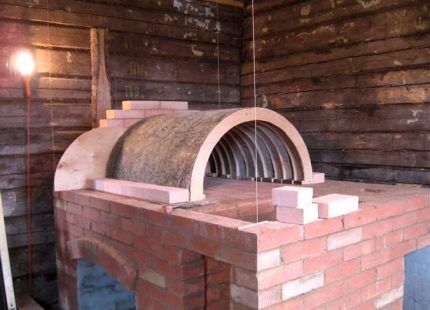 Construction of the crucible roof