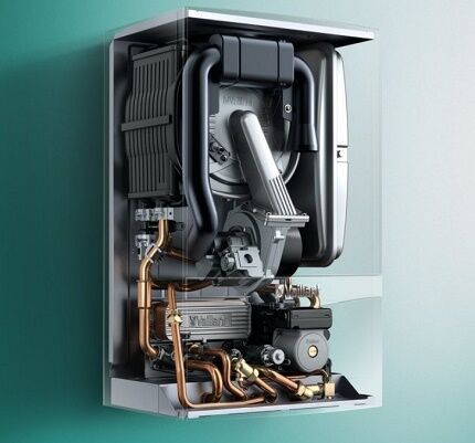 Wall-mounted gas boiler