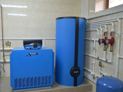 Atmospheric gas boiler