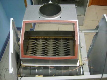 Cast iron heat exchanger