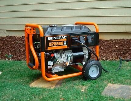 Generator benzynowy na kołach 