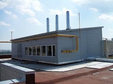 The emergence of rooftop boiler houses