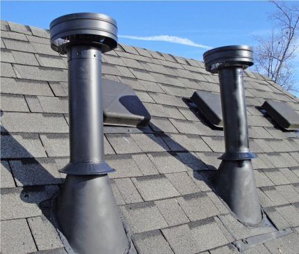 Gas stove chimney 