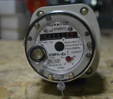 Rotary gas meter