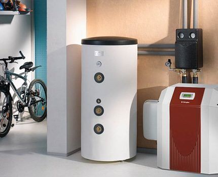 Floor-standing gas boiler and boiler 