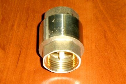 Brass check valve