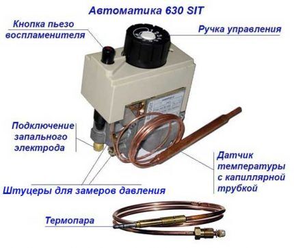 Gas valve with piezo ignition